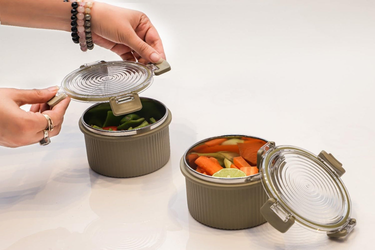 Stylish Stackable Snack Containers – Blluex