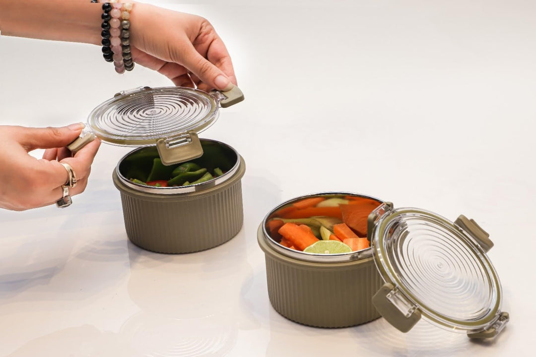 Stylish Stackable Snack Containers