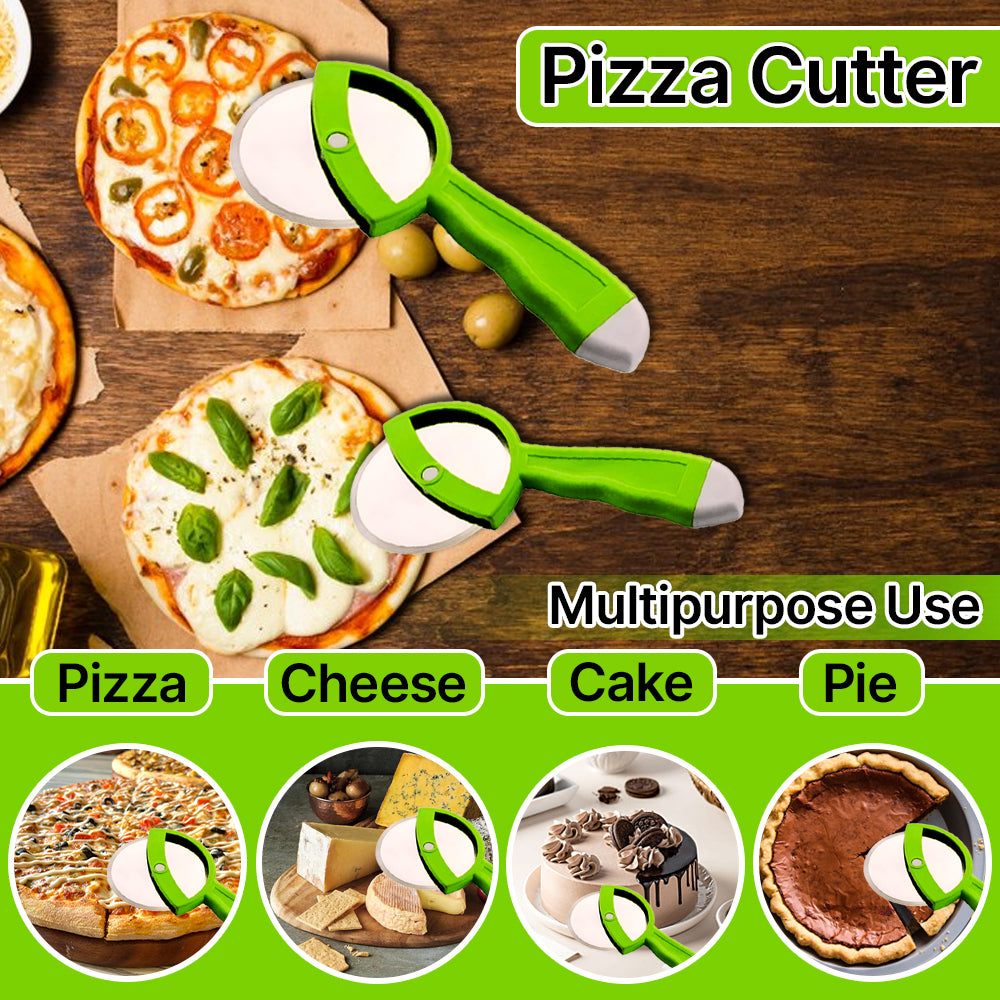 Pizza Cutter Stainless Steel Blade with Platic Body