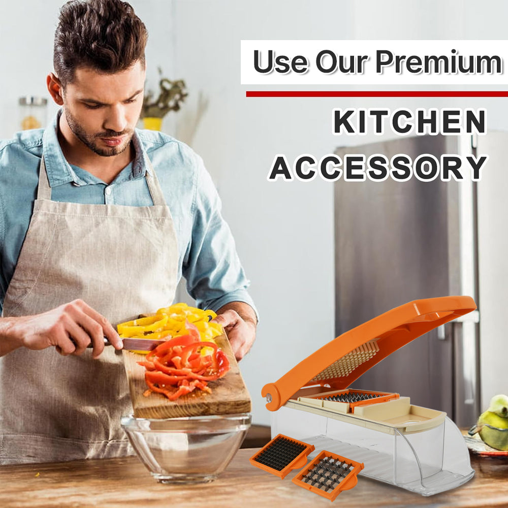 2 In 1 Plastic Vegetable And Fruit Chopper