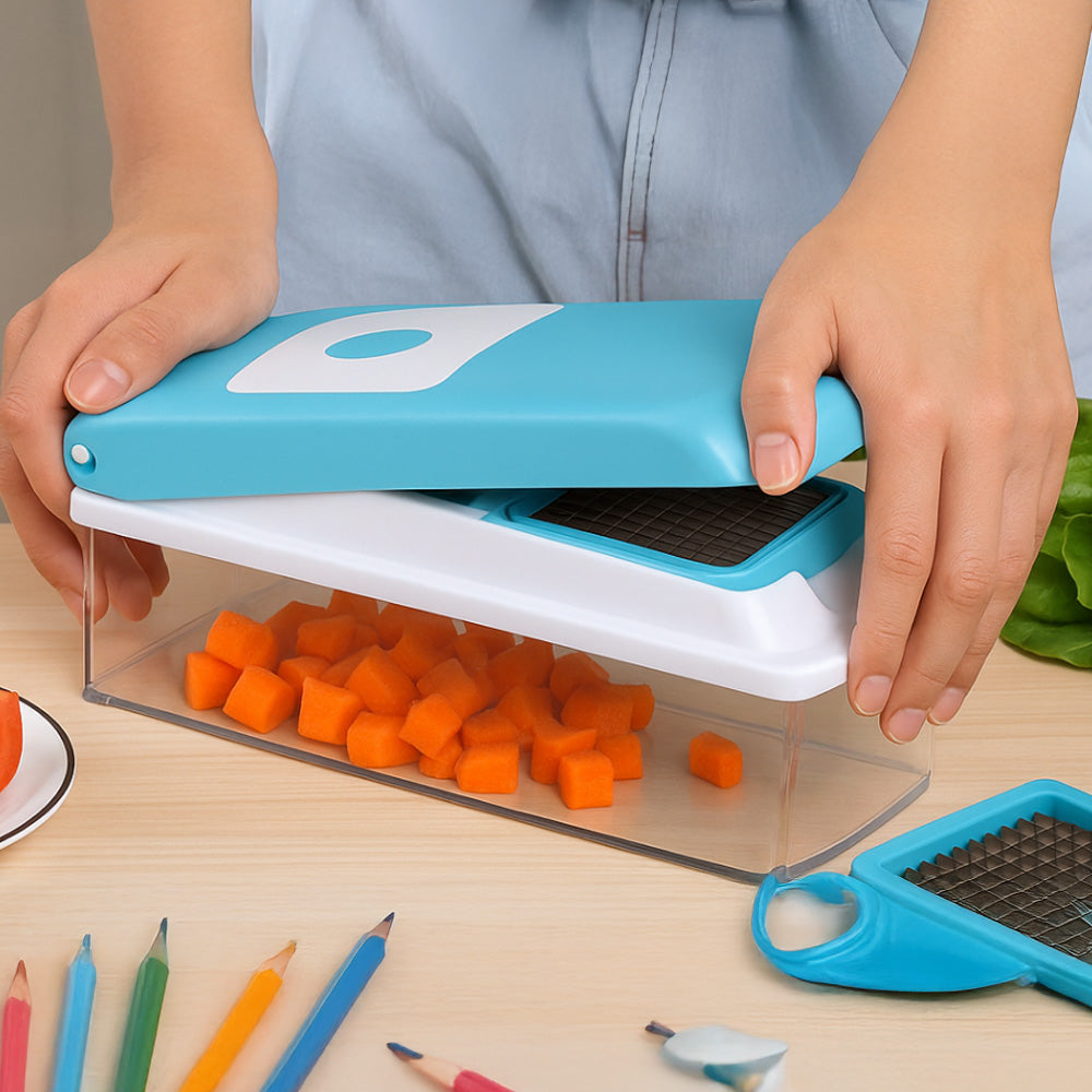 7 In 1 Plastic Vegetable And Fruit Chopper