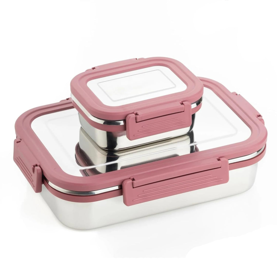 Stainless Steel Lunch Box Pink