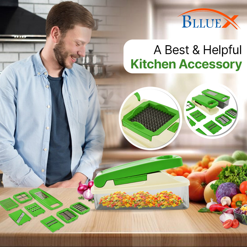 14 In 1 Plastic Vegetable And Fruit Chopper